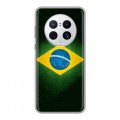 Дизайнерский силиконовый чехол для Huawei Mate 50 Pro Флаг Бразилии