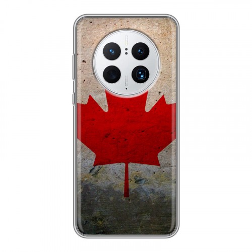 Дизайнерский силиконовый чехол для Huawei Mate 50 Pro Флаг Канады