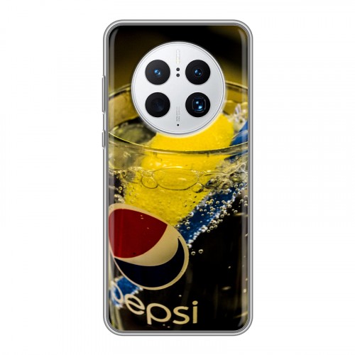 Дизайнерский силиконовый чехол для Huawei Mate 50 Pro Pepsi