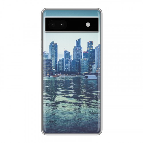 Дизайнерский силиконовый с усиленными углами чехол для Google Pixel 6a Сингапур