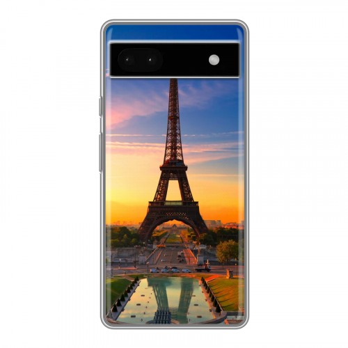 Дизайнерский силиконовый чехол для Google Pixel 6a Париж