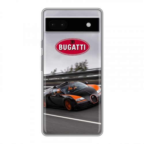 Дизайнерский силиконовый чехол для Google Pixel 6a Bugatti