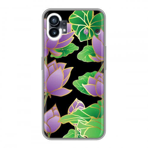 Дизайнерский силиконовый чехол для Nothing Phone (1) Люксовые цветы