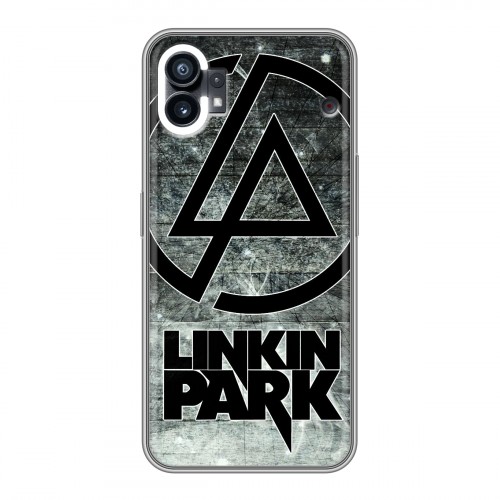Дизайнерский силиконовый с усиленными углами чехол для Nothing Phone (1) Linkin Park