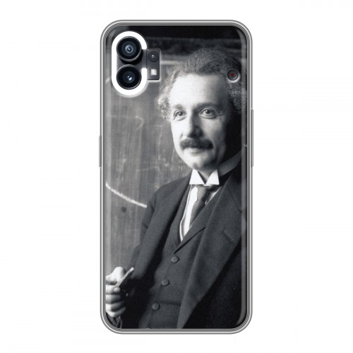Дизайнерский силиконовый чехол для Nothing Phone (1) Альберт Эйнштейн