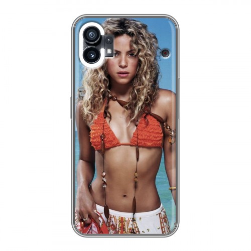 Дизайнерский силиконовый с усиленными углами чехол для Nothing Phone (1) Shakira