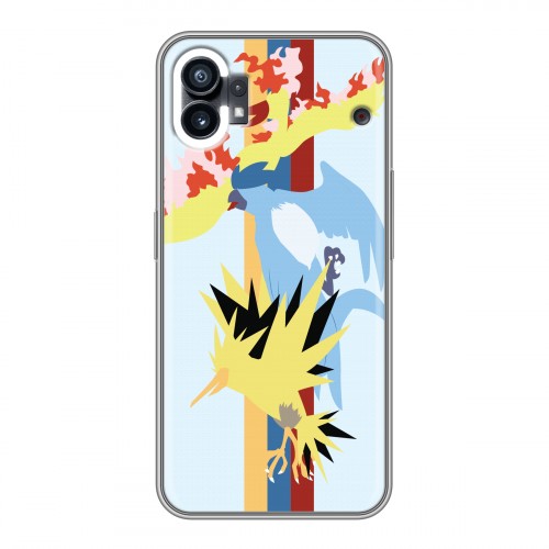 Дизайнерский силиконовый чехол для Nothing Phone (1) Покемоны