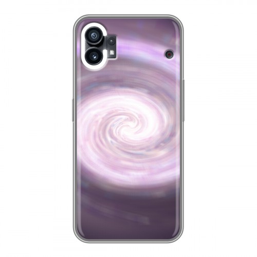 Дизайнерский силиконовый с усиленными углами чехол для Nothing Phone (1) Галактика