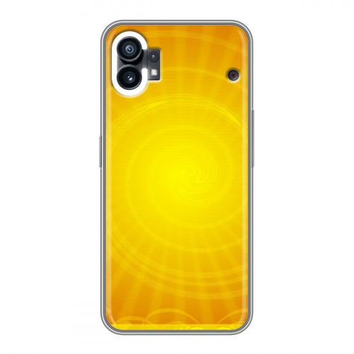 Дизайнерский силиконовый с усиленными углами чехол для Nothing Phone (1) Солнце