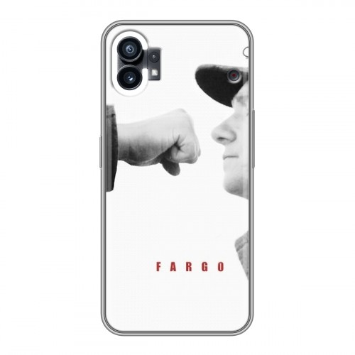 Дизайнерский силиконовый с усиленными углами чехол для Nothing Phone (1) Фарго
