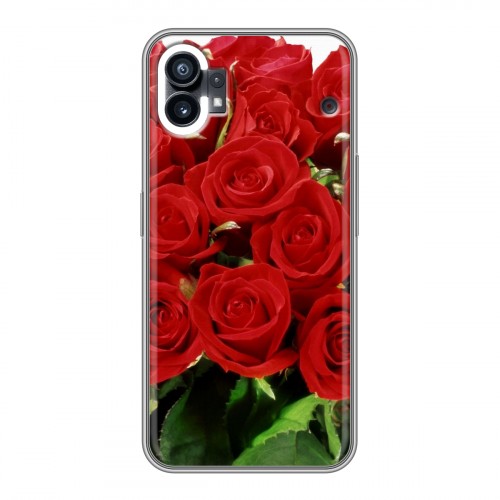 Дизайнерский силиконовый чехол для Nothing Phone (1) Розы