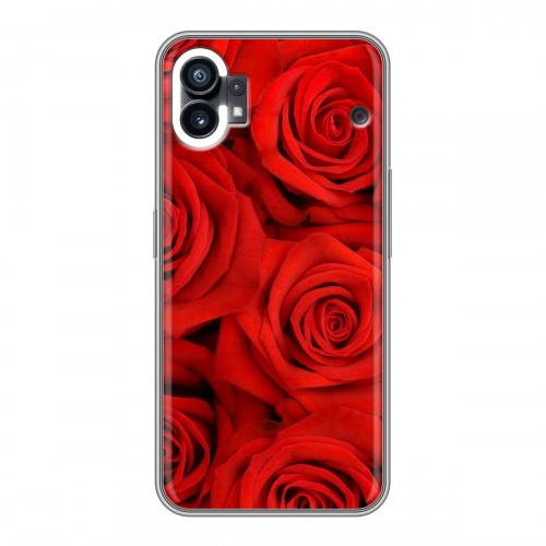 Дизайнерский силиконовый чехол для Nothing Phone (1) Розы