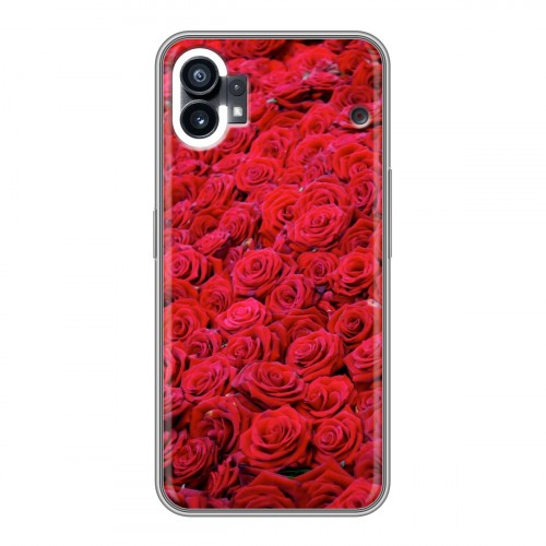 Дизайнерский пластиковый чехол для Nothing Phone (1) Розы