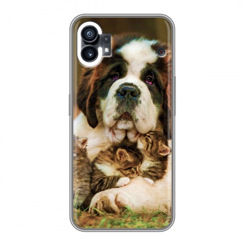 Дизайнерский силиконовый чехол для Nothing Phone (1) Собаки