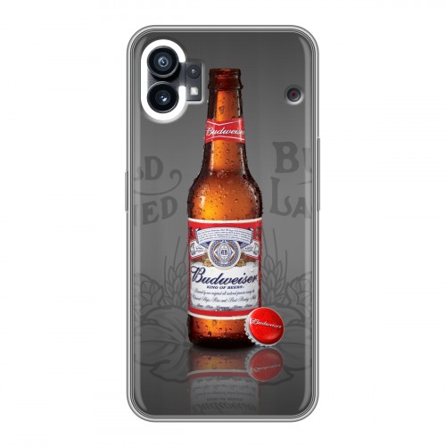 Дизайнерский силиконовый чехол для Nothing Phone (1) Budweiser