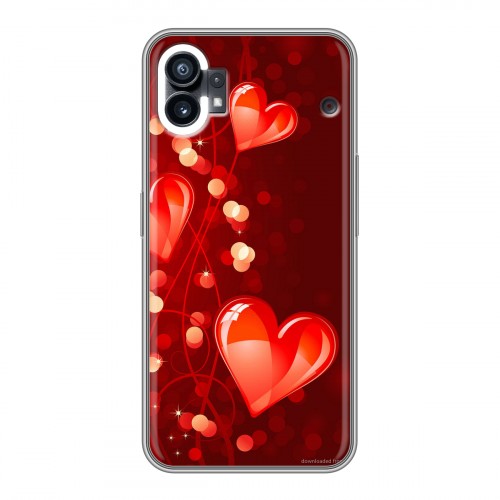 Дизайнерский силиконовый чехол для Nothing Phone (1) День Святого Валентина