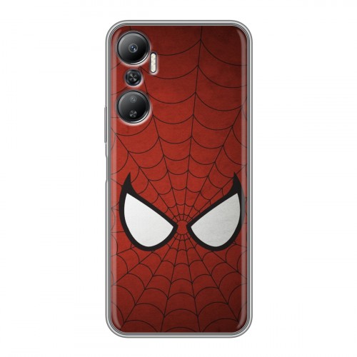 Дизайнерский силиконовый с усиленными углами чехол для Infinix Hot 20 Человек-паук