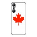 Дизайнерский силиконовый с усиленными углами чехол для Infinix Hot 20 Флаг Канады