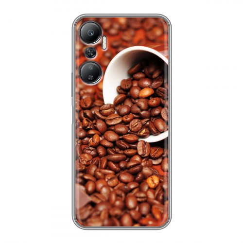Дизайнерский силиконовый с усиленными углами чехол для Infinix Hot 20 Кофе напиток