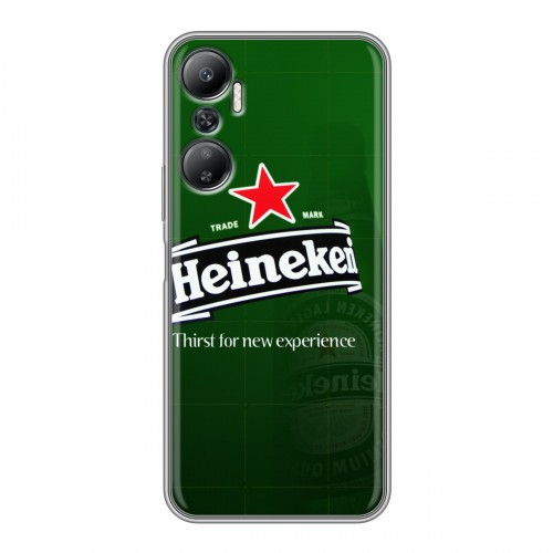 Дизайнерский силиконовый с усиленными углами чехол для Infinix Hot 20 Heineken