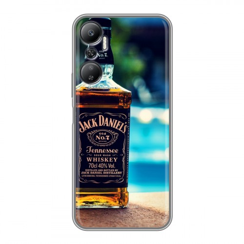 Дизайнерский силиконовый с усиленными углами чехол для Infinix Hot 20 Jack Daniels