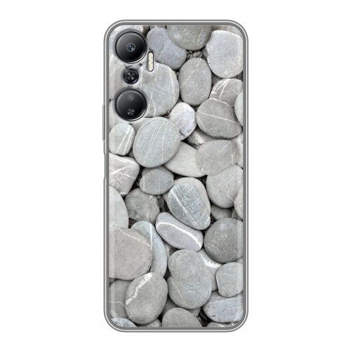 Дизайнерский силиконовый с усиленными углами чехол для Infinix Hot 20 Текстура камня