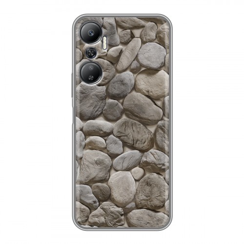 Дизайнерский силиконовый с усиленными углами чехол для Infinix Hot 20 Текстура камня