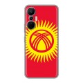 Дизайнерский силиконовый чехол для Infinix Hot 20S флаг Киргизии