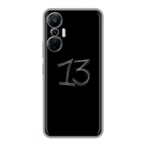 Дизайнерский силиконовый чехол для Infinix Hot 20S Черно и кратко