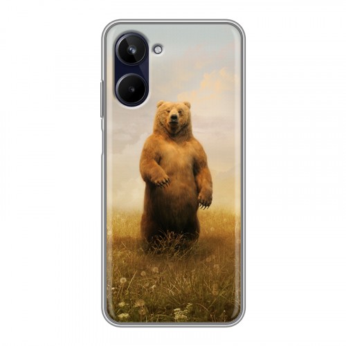 Дизайнерский силиконовый чехол для Realme 10 4G Медведи