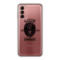 Дизайнерский силиконовый чехол для Samsung Galaxy A04s Символика льва