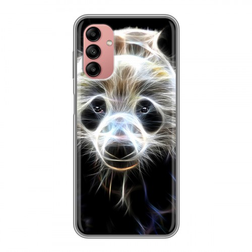 Дизайнерский силиконовый чехол для Samsung Galaxy A04s Пламенные животные