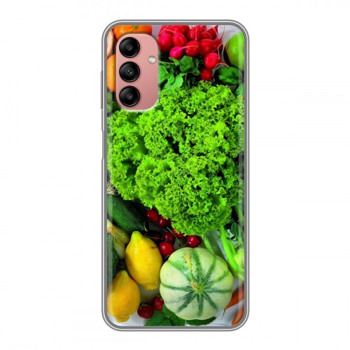 Дизайнерский пластиковый чехол для Samsung Galaxy A04s Овощи