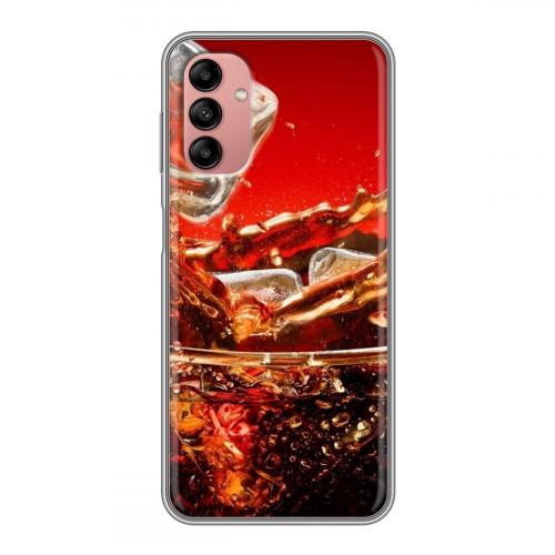 Дизайнерский силиконовый чехол для Samsung Galaxy A04s Coca-cola