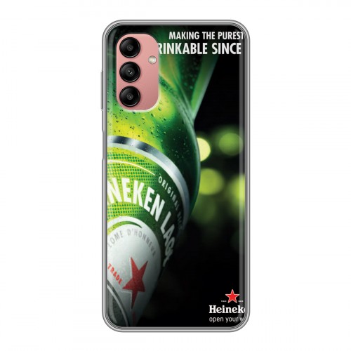 Дизайнерский пластиковый чехол для Samsung Galaxy A04s Heineken
