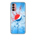 Дизайнерский силиконовый чехол для Samsung Galaxy A04s Pepsi