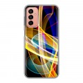 Дизайнерский силиконовый с усиленными углами чехол для Samsung Galaxy M23 5G Красочные абстракции