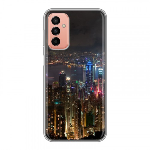 Дизайнерский силиконовый с усиленными углами чехол для Samsung Galaxy M23 5G Гонконг