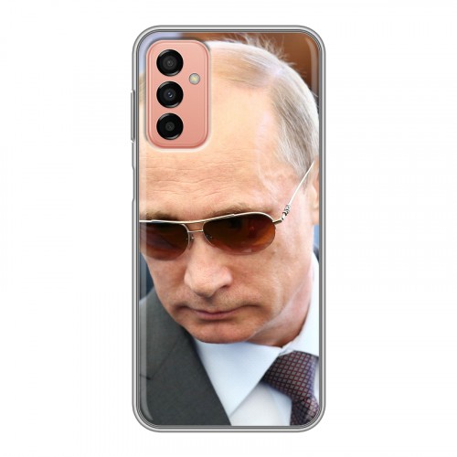 Дизайнерский силиконовый с усиленными углами чехол для Samsung Galaxy M23 5G В.В.Путин