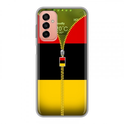 Дизайнерский силиконовый чехол для Samsung Galaxy M23 5G Флаг Германии
