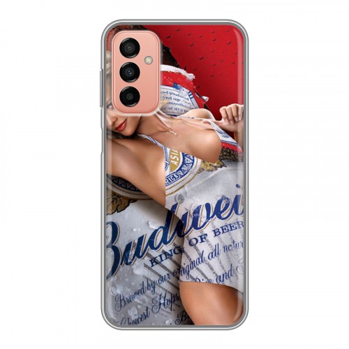 Дизайнерский силиконовый чехол для Samsung Galaxy M23 5G Budweiser