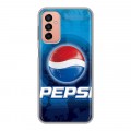 Дизайнерский силиконовый чехол для Samsung Galaxy M23 5G Pepsi