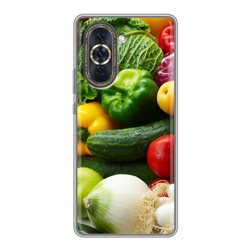 Дизайнерский пластиковый чехол для Huawei Nova 10 Овощи