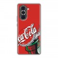 Дизайнерский пластиковый чехол для Huawei Nova 10 Coca-cola