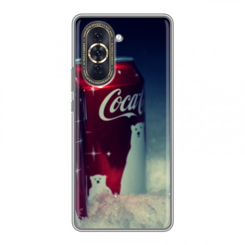 Дизайнерский силиконовый чехол для Huawei Nova 10 Coca-cola
