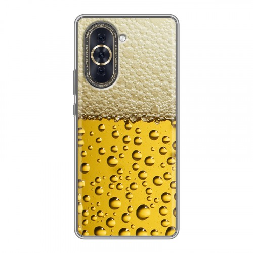 Дизайнерский силиконовый чехол для Huawei Nova 10 Пузырьки пива