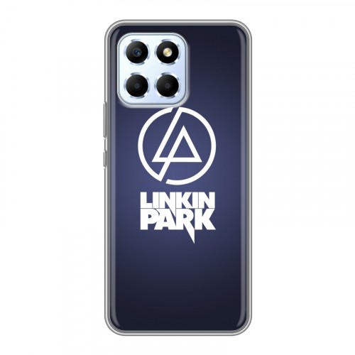 Дизайнерский силиконовый с усиленными углами чехол для Huawei Honor X6 Linkin Park