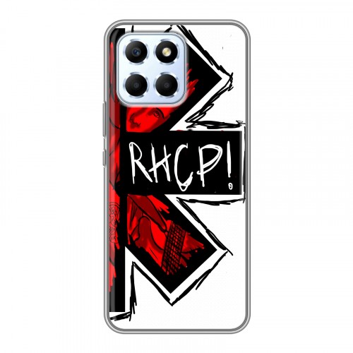 Дизайнерский силиконовый с усиленными углами чехол для Huawei Honor X6 Red Hot Chili Peppers
