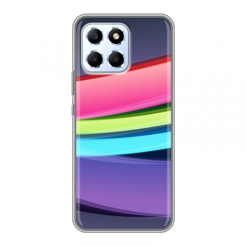 Дизайнерский силиконовый чехол для Huawei Honor X6 Красочные абстракции