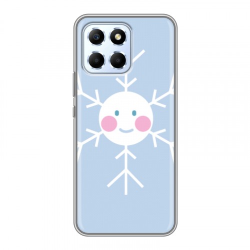 Дизайнерский силиконовый чехол для Huawei Honor X6 снежинка